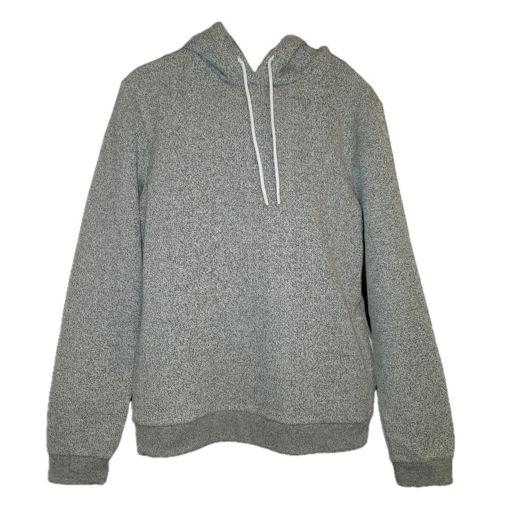 NWT M Men's Gray Hoodie Sweatshirt w/Side Pockets Goodfellow &‎ Co MSRP $28